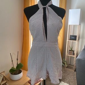 Intermix stripe romper